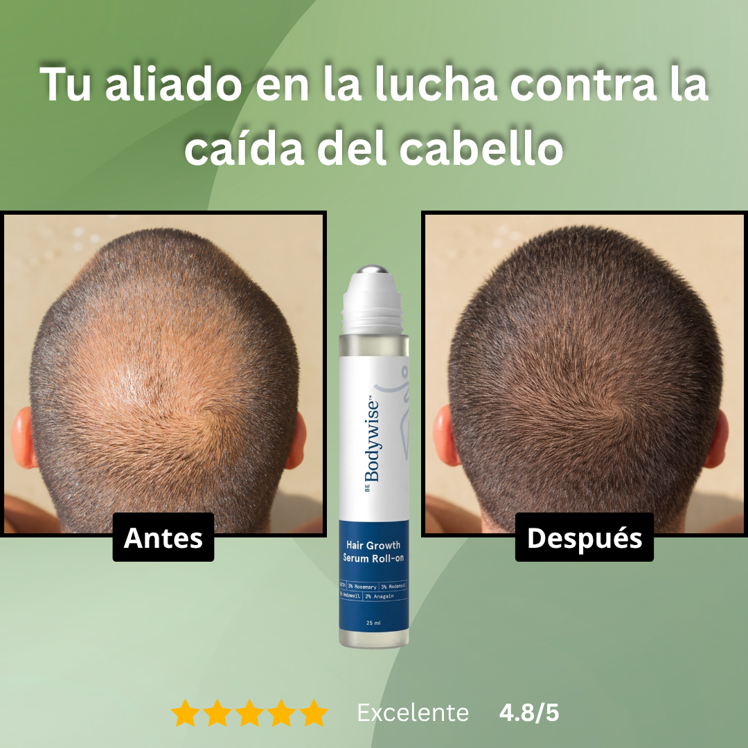 Sérum en roll-on para el crecimiento del cabello