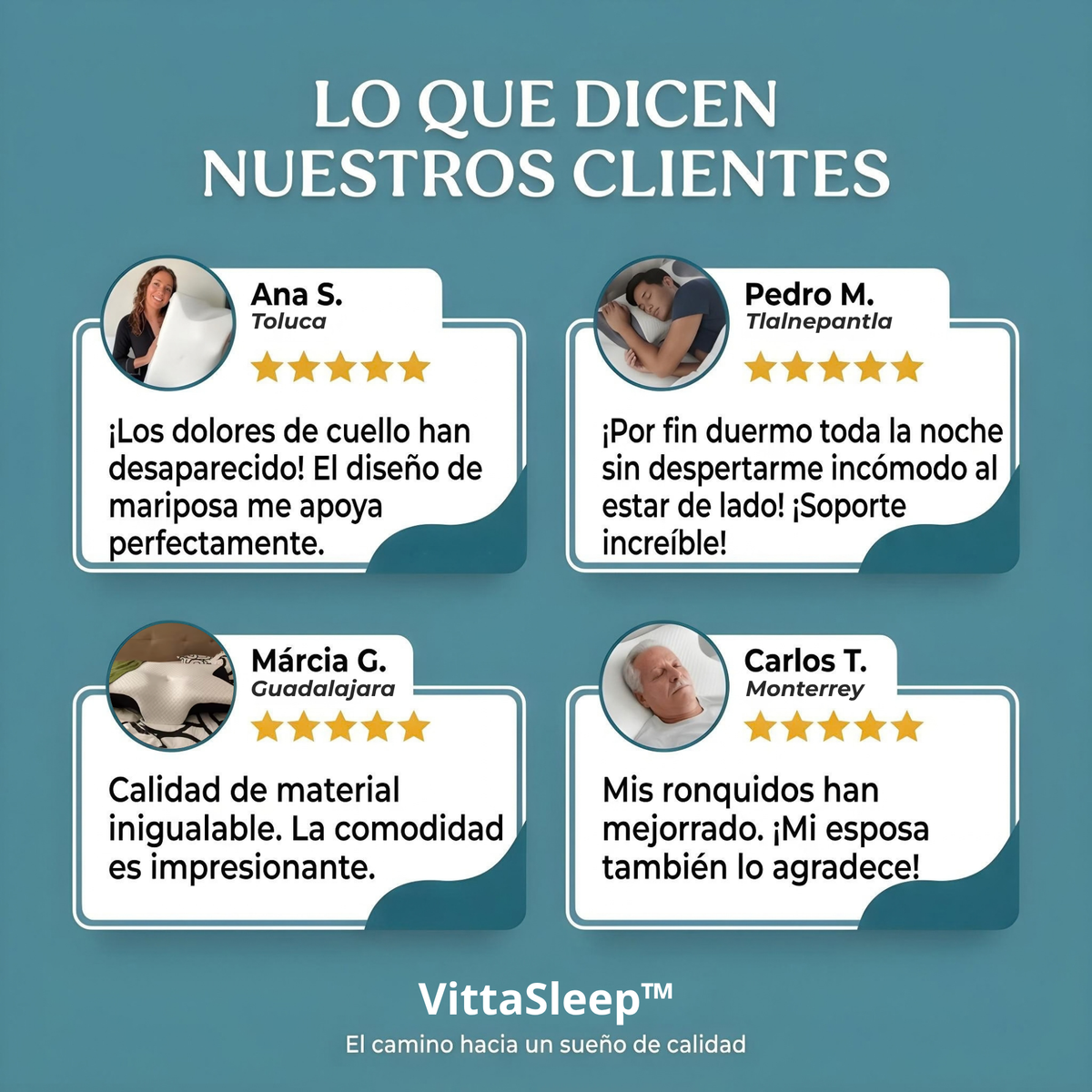 VittaSleep™ Almohada Ortopédica